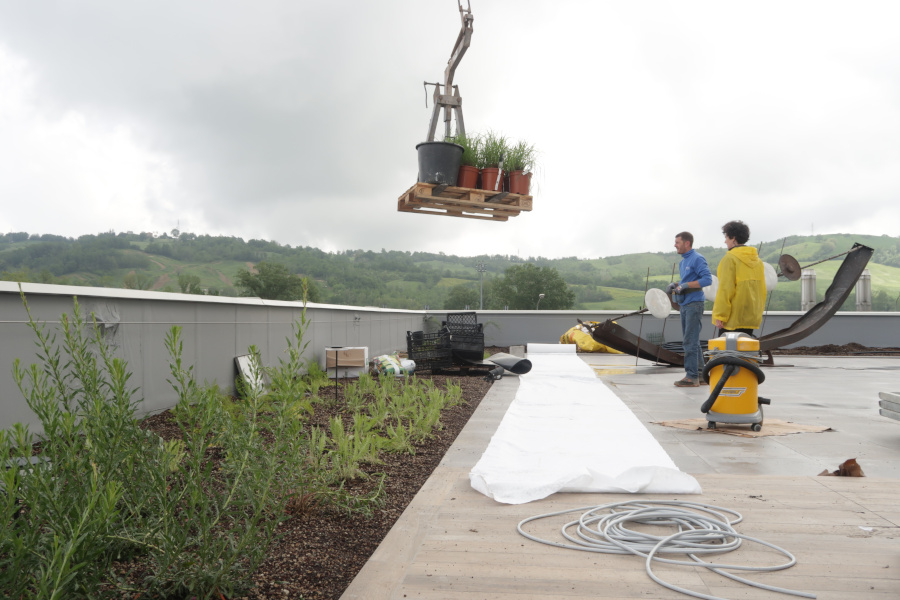 cantiere giardino pensile
